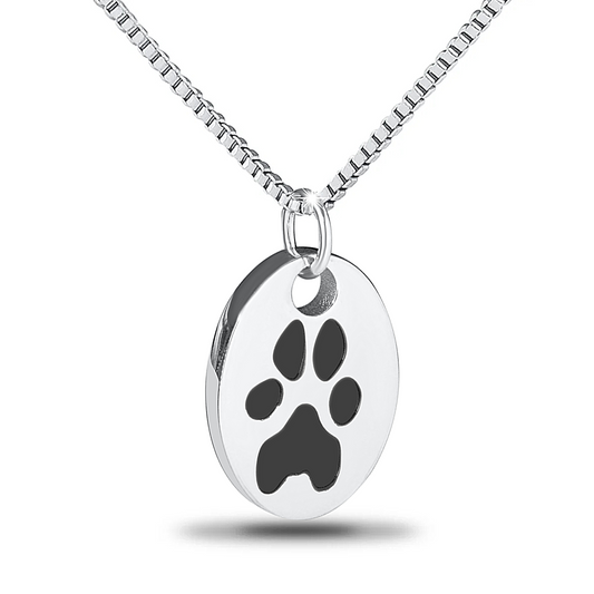 Bella Custom Paw Print Oval